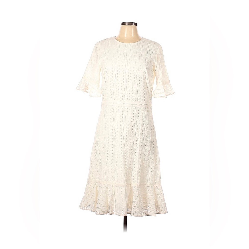 Banana Republic NWT white cotton dress, size 12 Tall